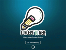Tablet Screenshot of concepttoweb.com